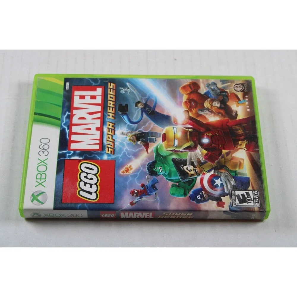 LEGO Marvel Super Heroes Microsoft Xbox 360 Video Game CIB Complete